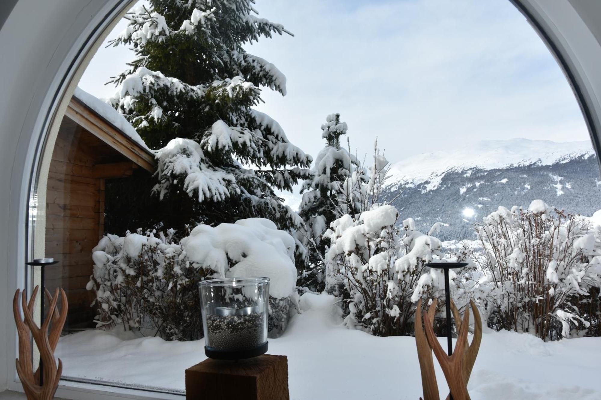 Wellness Aparthotel Panorama Alpin - Ferienwohnungen Jerzens Im Pitztal Ngoại thất bức ảnh